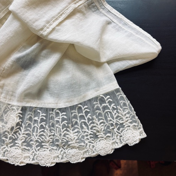 O'Neill Cream Lace Trim Dress - Picture 5 of 9